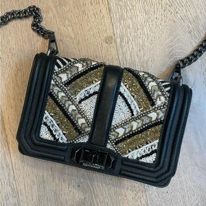 Beaded Rebecca Minkoff cross body - lightly loved